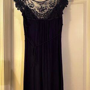 Rue21 navy blue lace dress